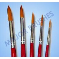 Major Brush Round Size 8 - Red Handle (Major Brush Round Size 8 - Red Handle)